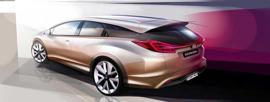  Honda Civic Tourer wagon Concept 2013 года  (фото 2 из 5)